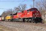 Beaver and Uncle Pete rebuilds power an eastbound potash train